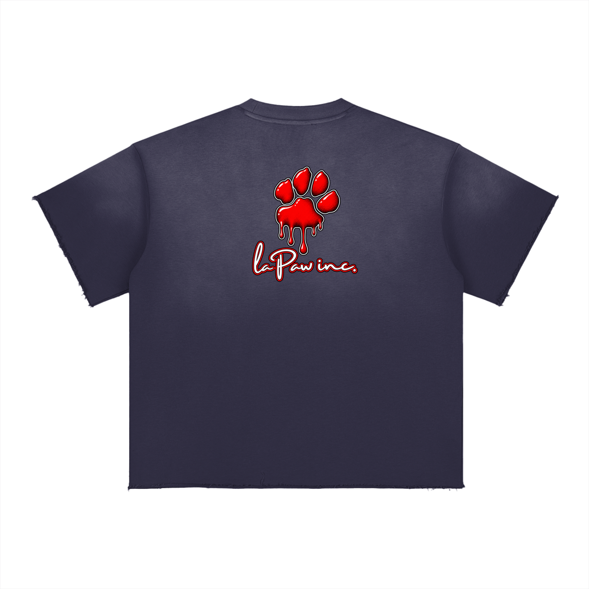 La Paw Inc. Sun Fade Raw Edge T-Shirt