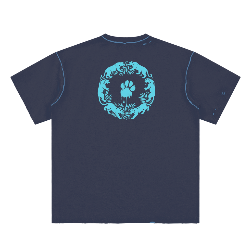 La Paw Inc. Hand-frayed Reversible T-shirt