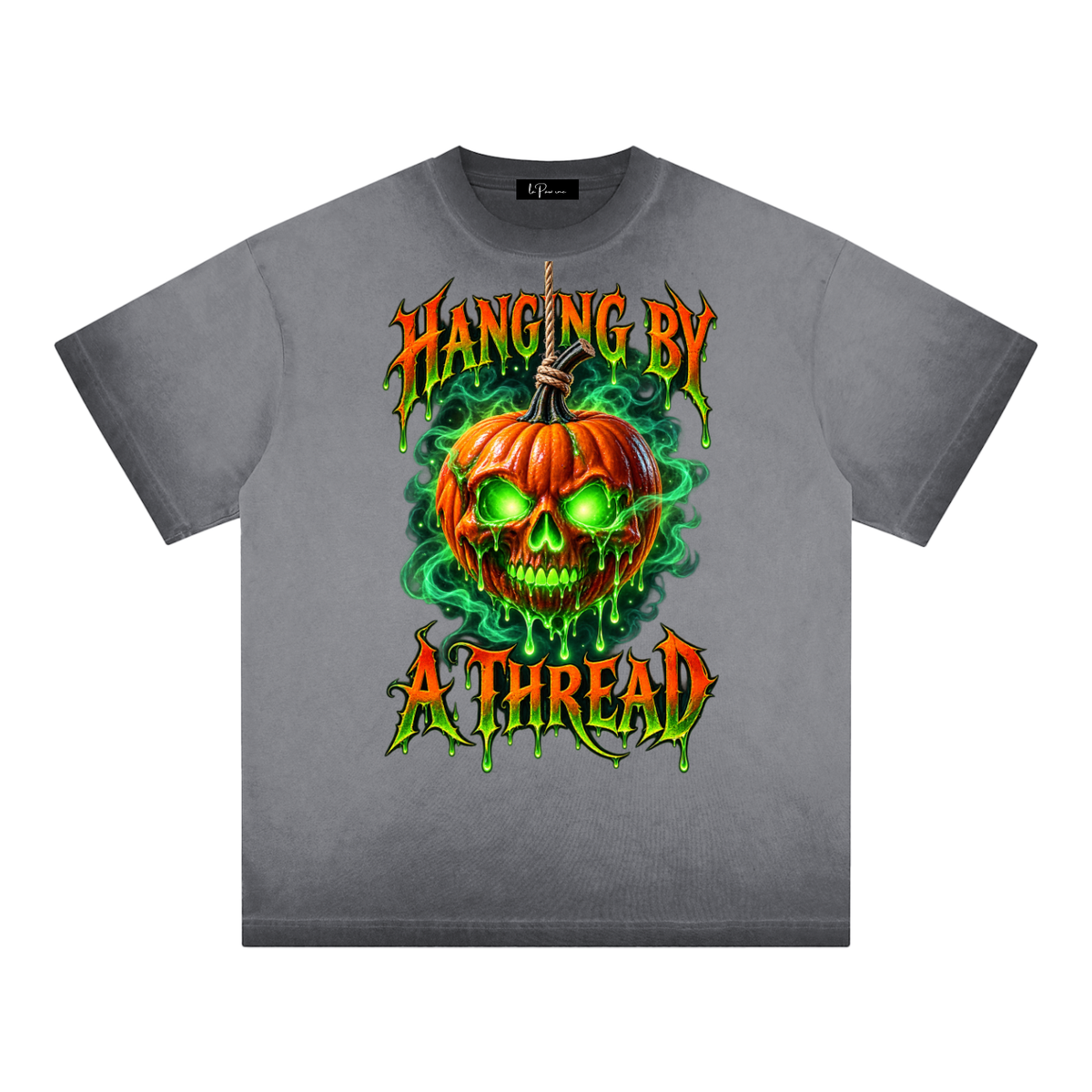 La Paw Inc. Hanging By A Thread Reverse Dyed Loose Cotton T-Shirt