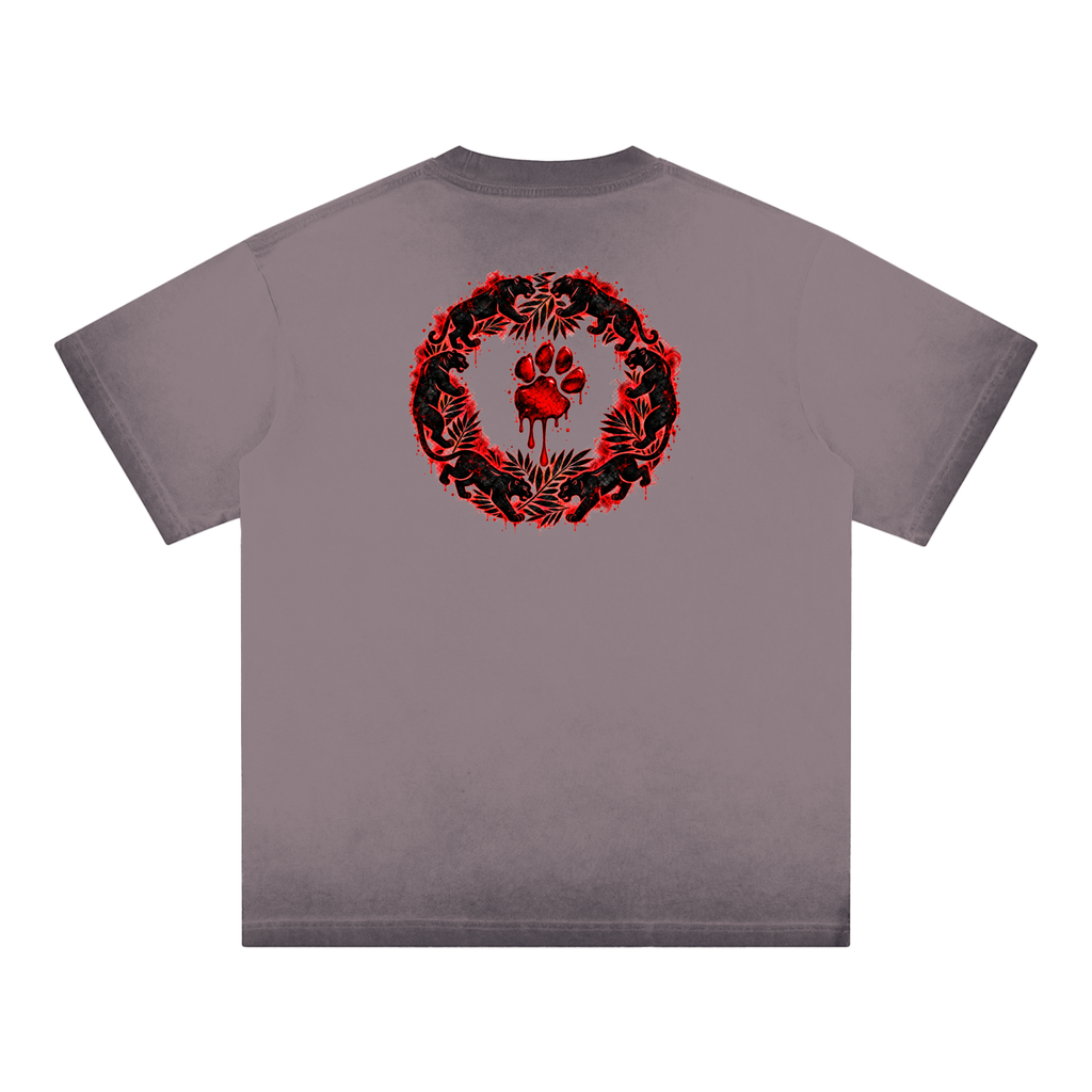 La Paw Inc. Reverse Dyed Loose Cotton T-Shirt