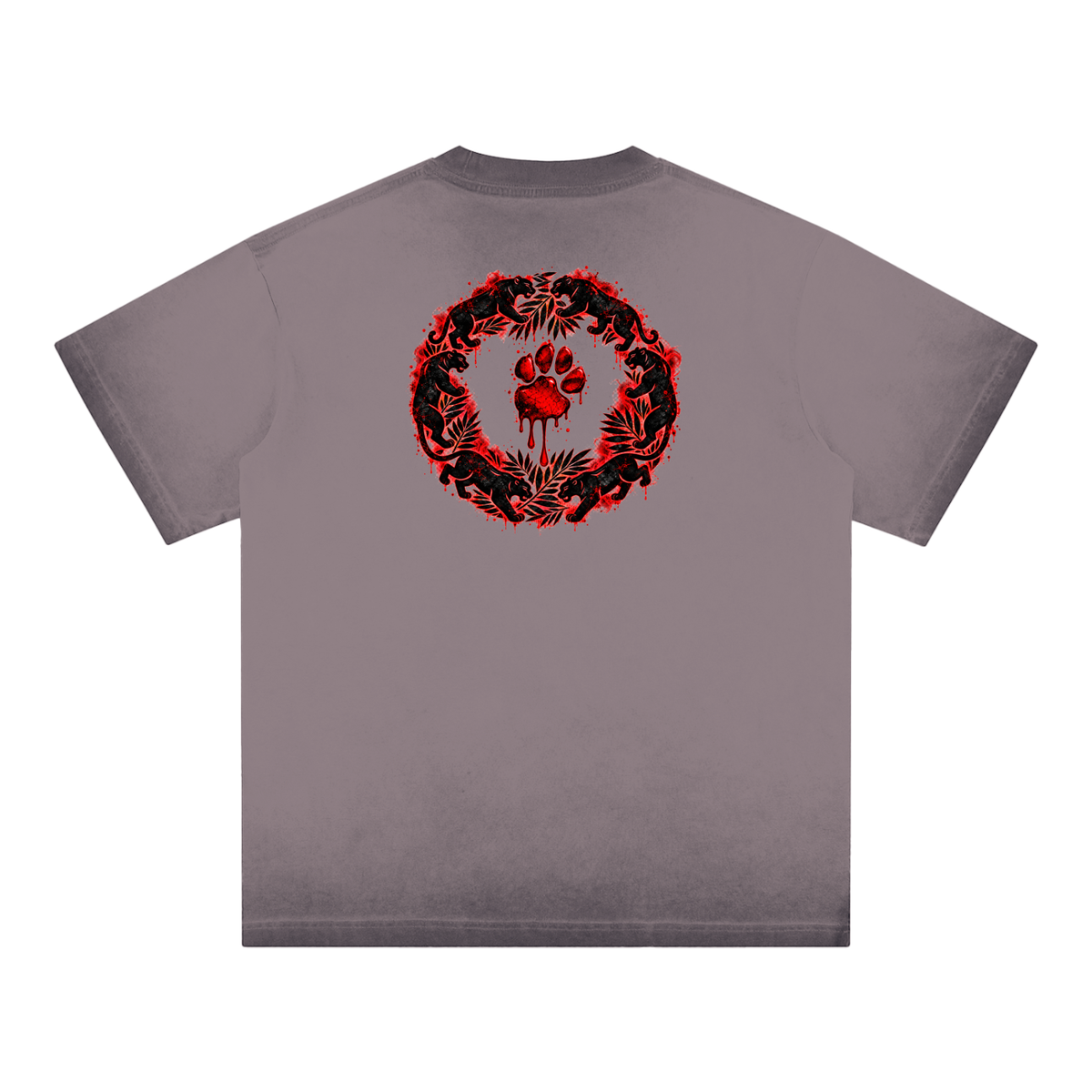 La Paw Inc. Reverse Dyed Loose Cotton T-Shirt