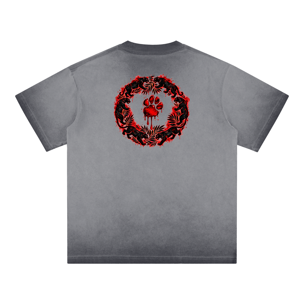 La Paw Inc. Reverse Dyed Loose Cotton T-Shirt