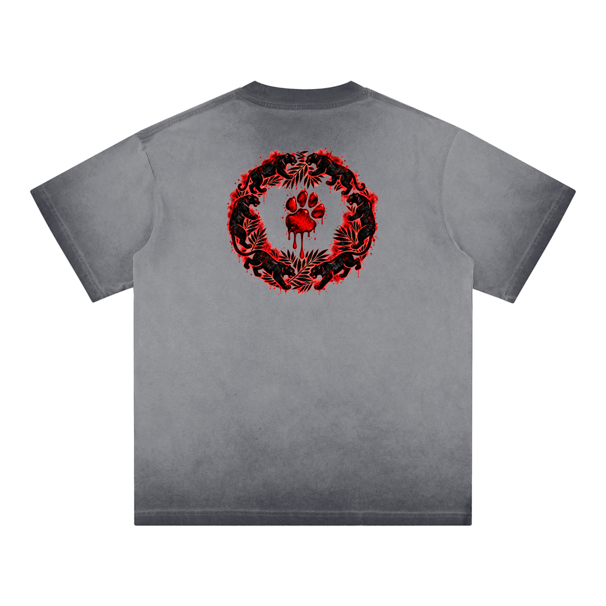 La Paw Inc. Reverse Dyed Loose Cotton T-Shirt