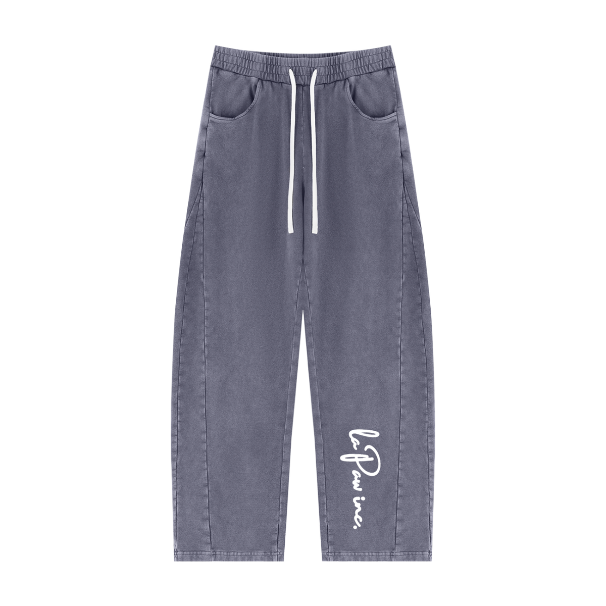 La Paw Inc. Signature Unisex Mineral Wash Barrel Sweatpants