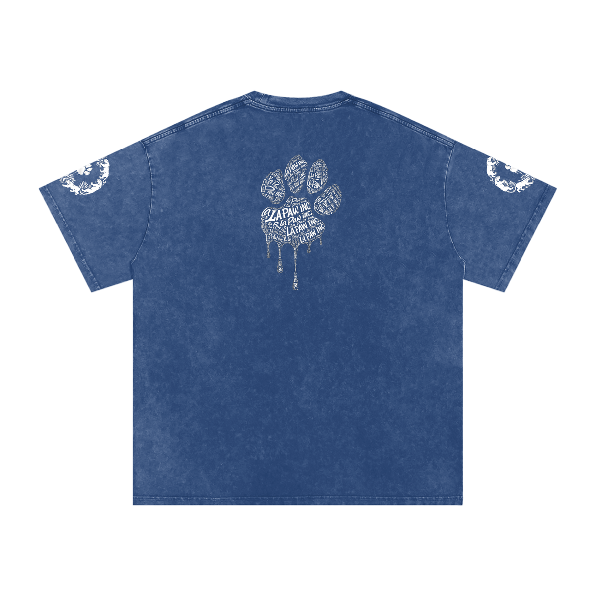 La Paw Inc. Snow Washed Oversized Cotton T-Shirt