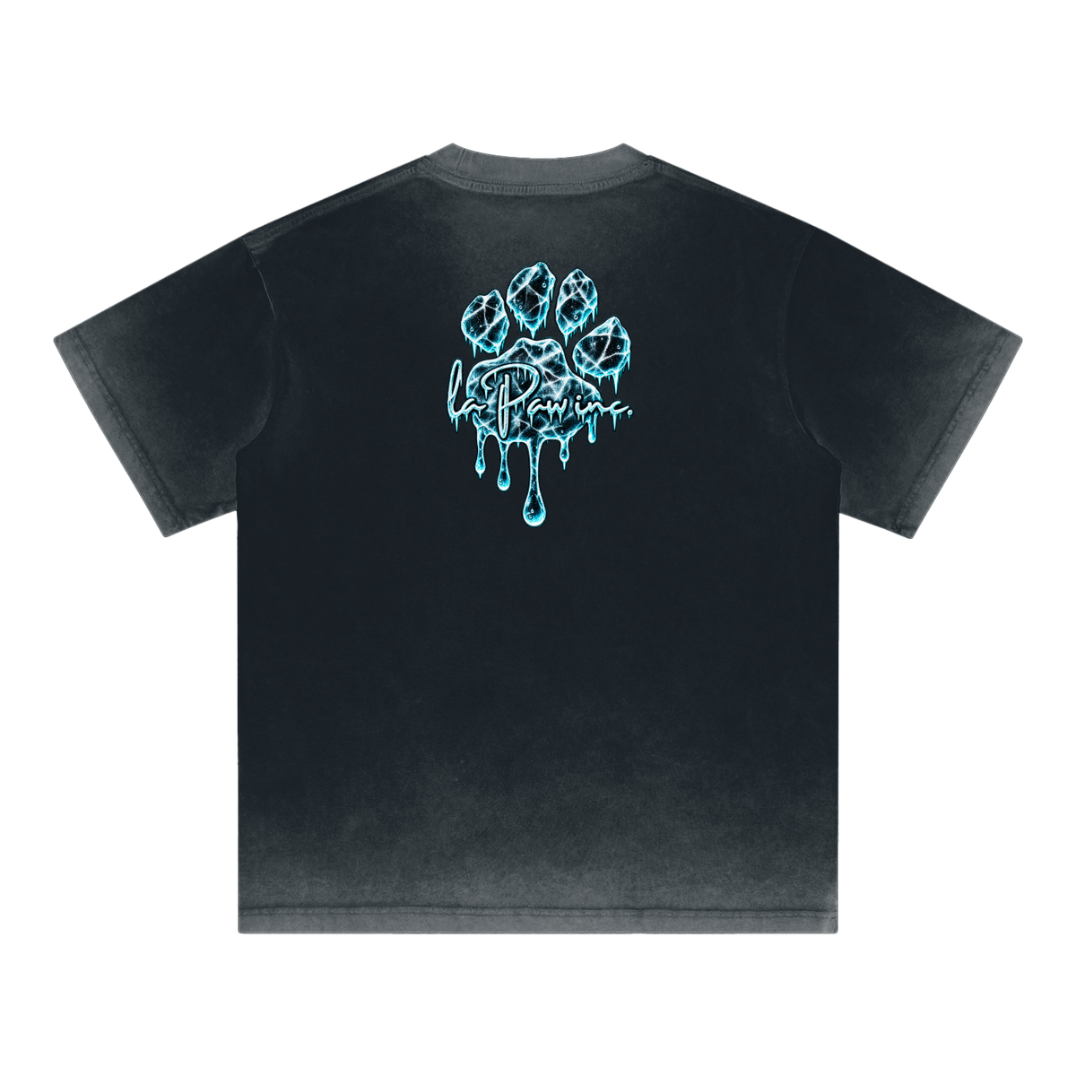 La Paw Inc. You're As Cold As Ice Reverse Dyed Loose Cotton T-Shirt