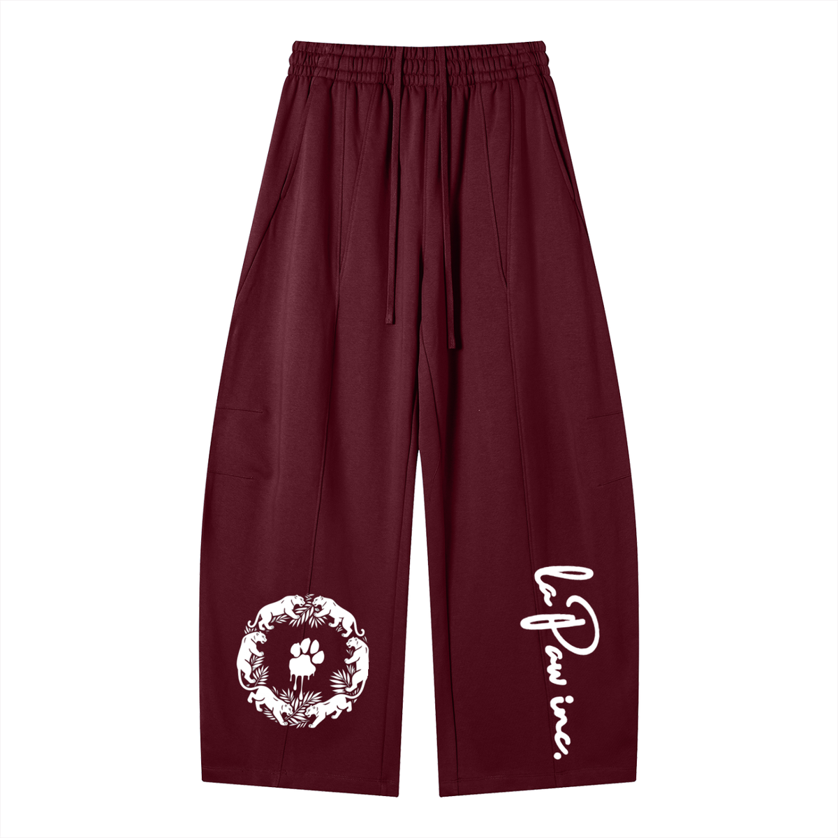 La Paw Inc. Signature Heavyweight Wide Leg Panel Sweatpants