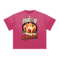 La Paw Inc. Pour It Up Georgia Peach  Sun Fade Raw Edge T-Shirt