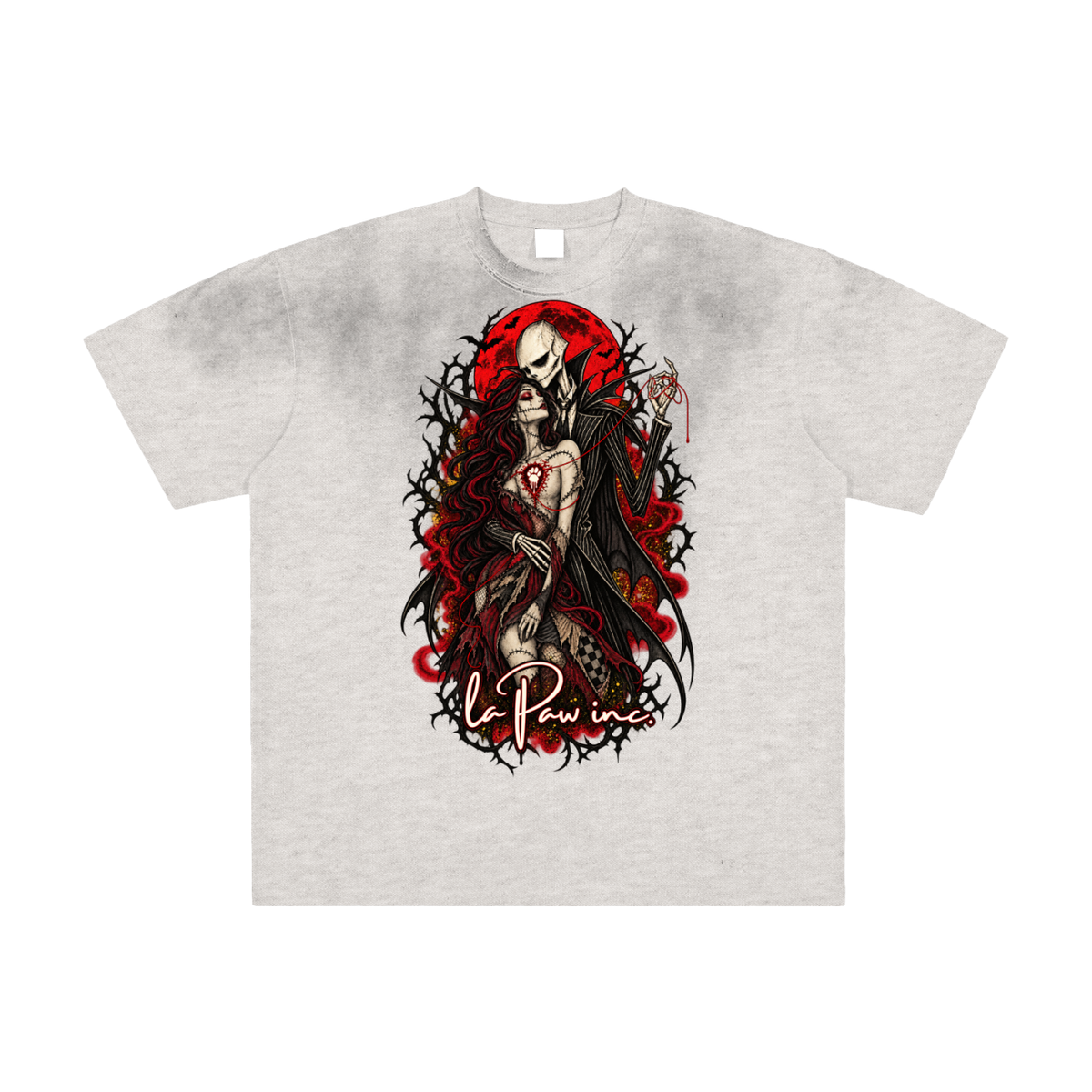 La Paw Inc. Until Death Vintage Washed Frayed T-Shirt