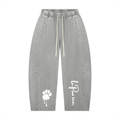 La Paw Inc. Paw Paint Unisex Mineral Wash Barrel Leg Pants