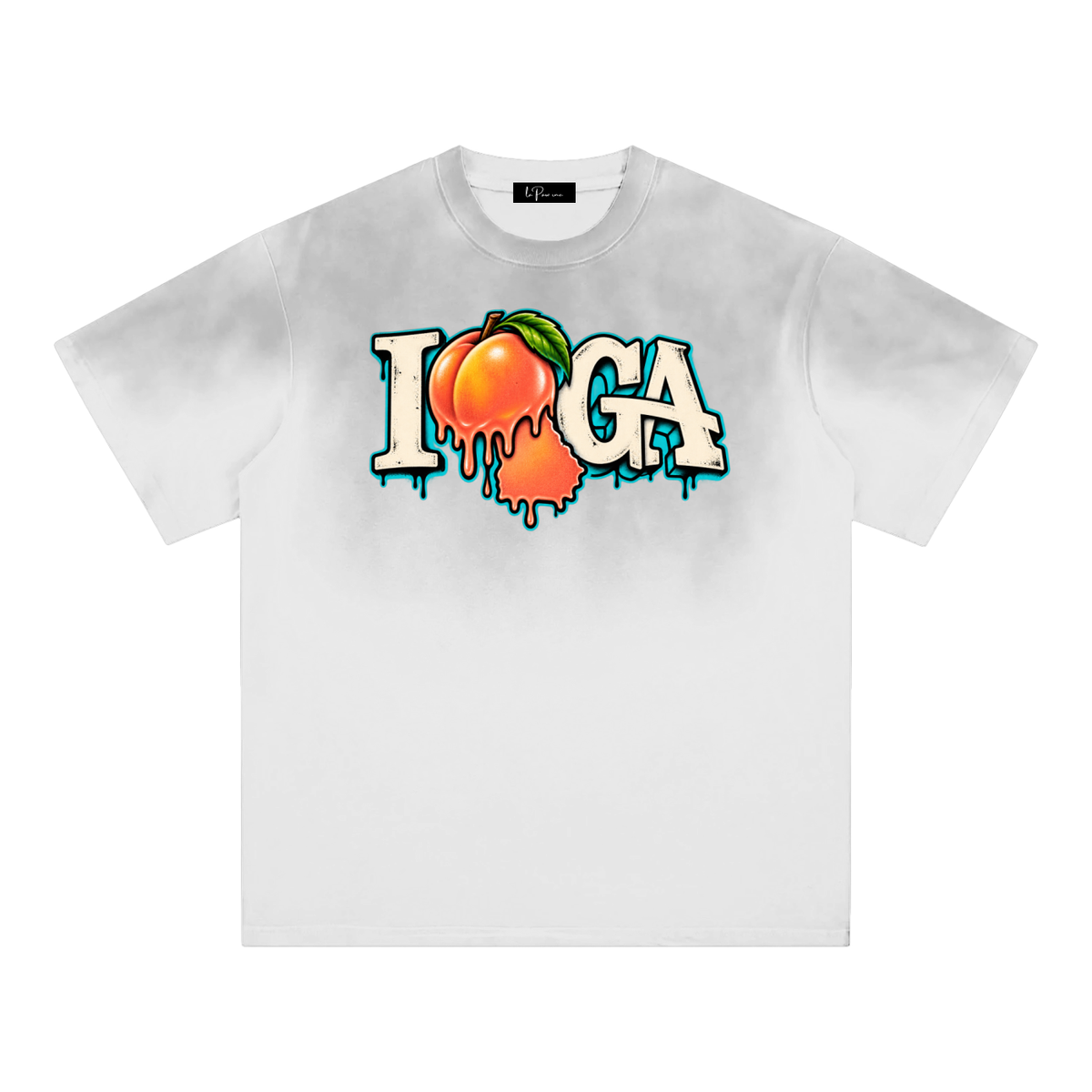La Paw Inc. I Love Georgia Sunfade Edge Gradient T-Shirt