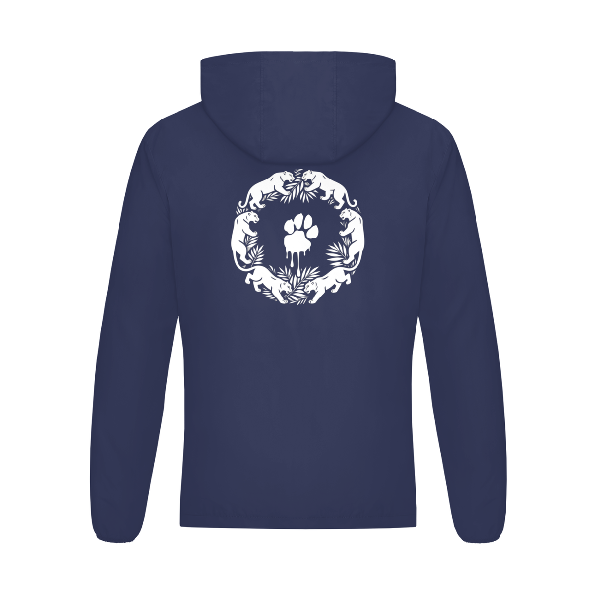 La Paw Inc. Signature Paw Print Soft Hooded Sports Jacket