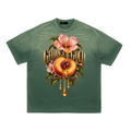 La Paw Inc. Georgia Gold Tiger Stripe Gradient Washed T-Shirt