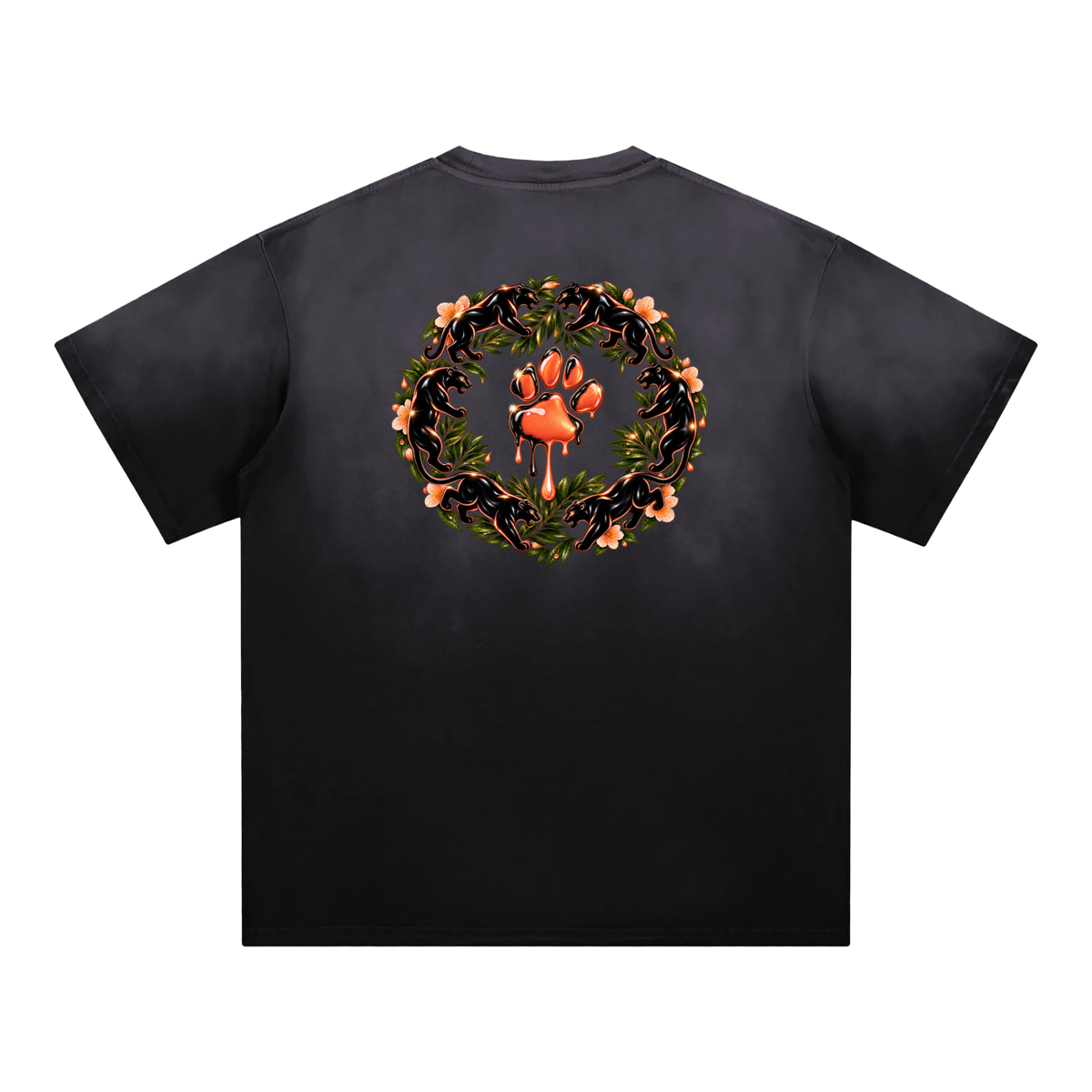 La Paw Inc. Georgia Peach Sunfade Edge Gradient T-Shirt