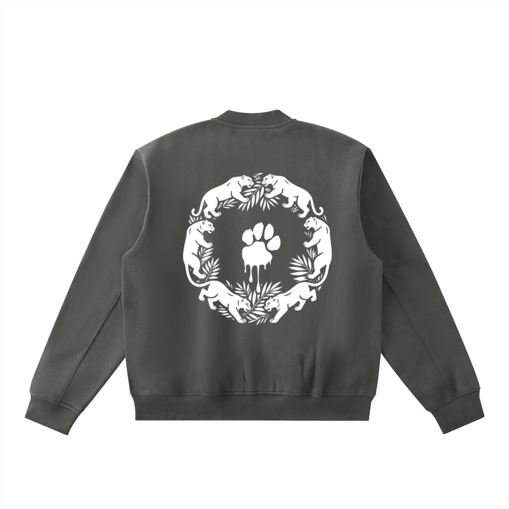 La Paw Inc. Essential Zip-Up Fleeced Varsity Jacket