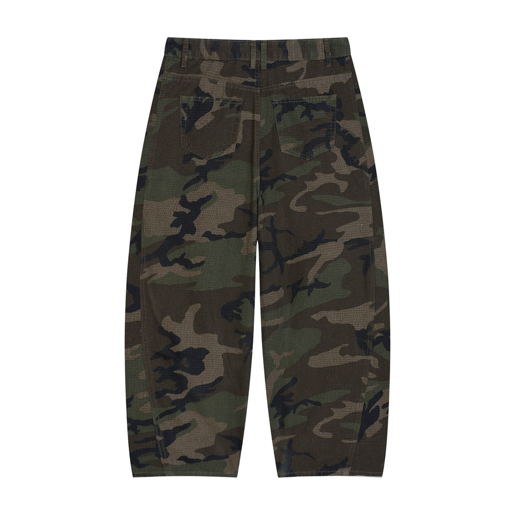 La Paw Inc. Men’s Camo Barrel Leg Cargo Pants