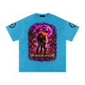 La Paw Inc. Love Never Dies After Dark Snow Washed Oversized Cotton T-Shirt