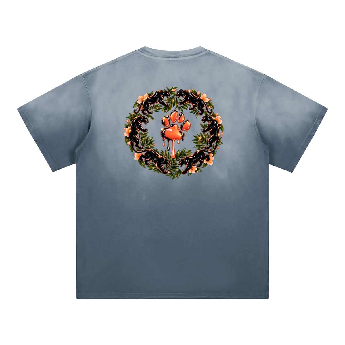 La Paw Inc. Georgia Peach Sunfade Edge Gradient T-Shirt