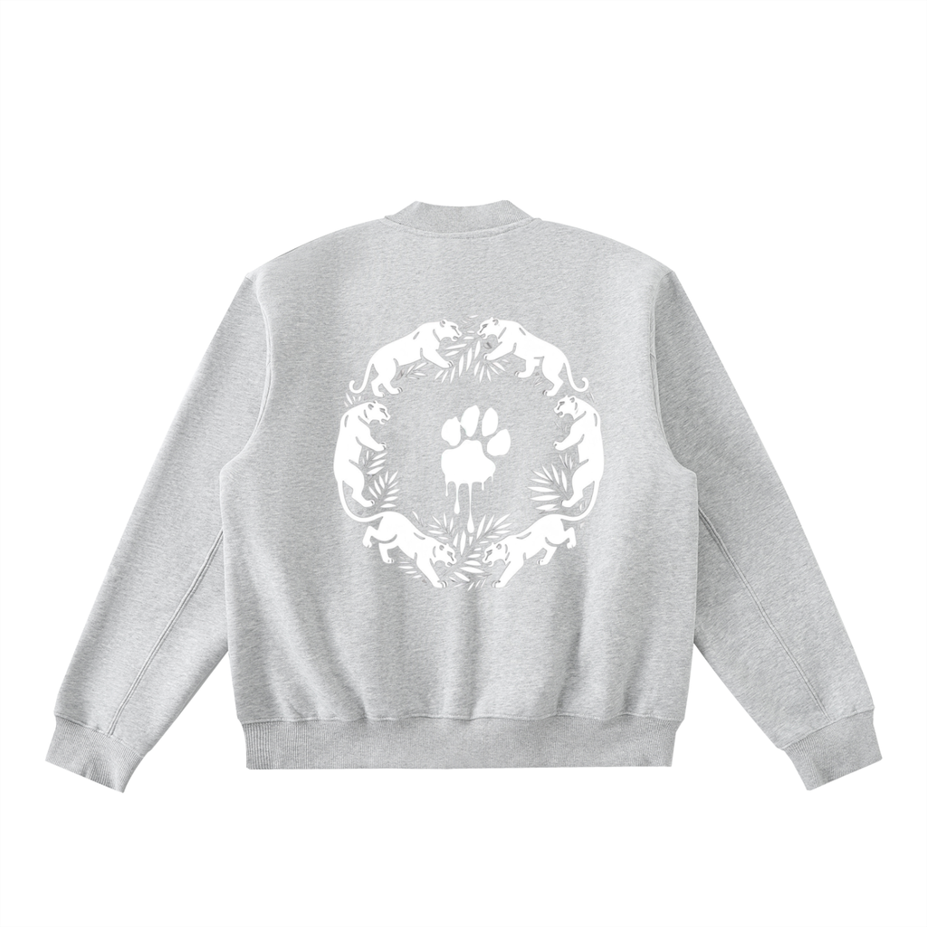 La Paw Inc. Essential Zip-Up Fleeced Varsity Jacket