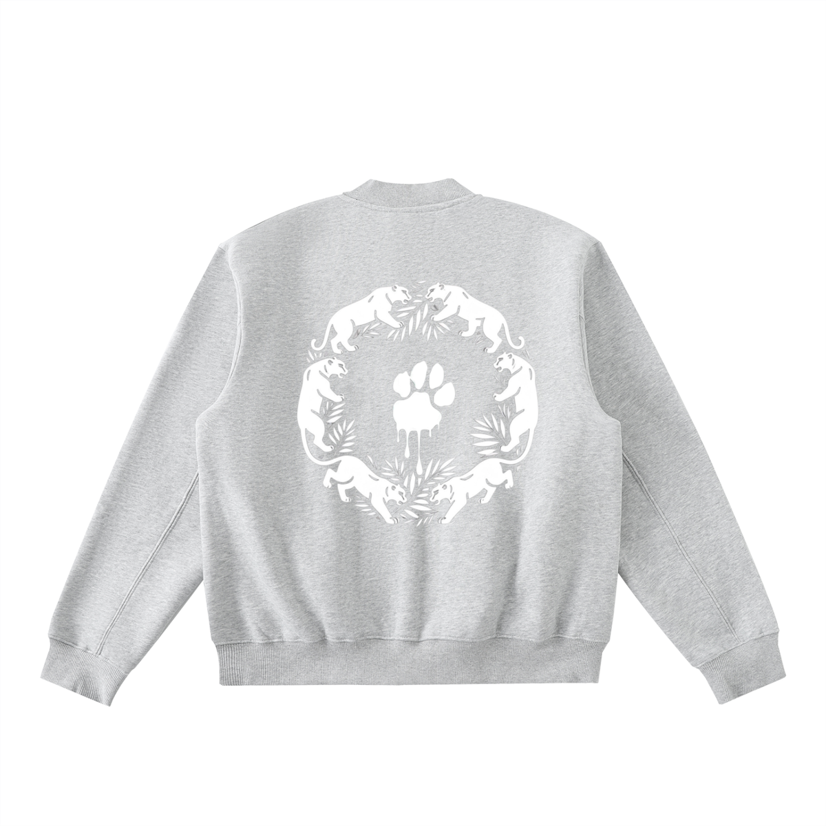 La Paw Inc. Essential Zip-Up Fleeced Varsity Jacket