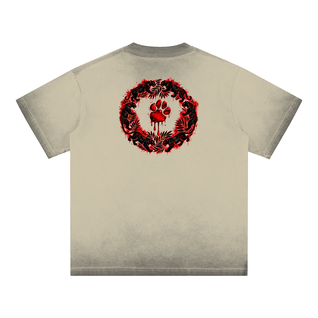 La Paw Inc. Reverse Dyed Loose Cotton T-Shirt