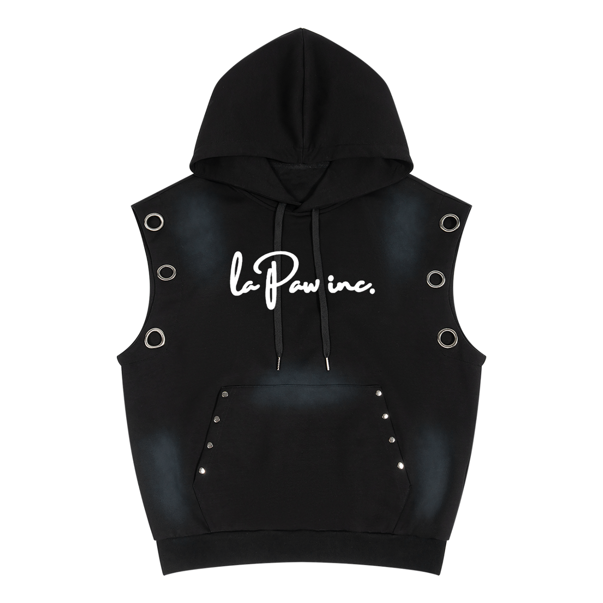 La Paw Inc. Signature Unisex Vintage Wash Sun Fade Sleeveless Hoodie