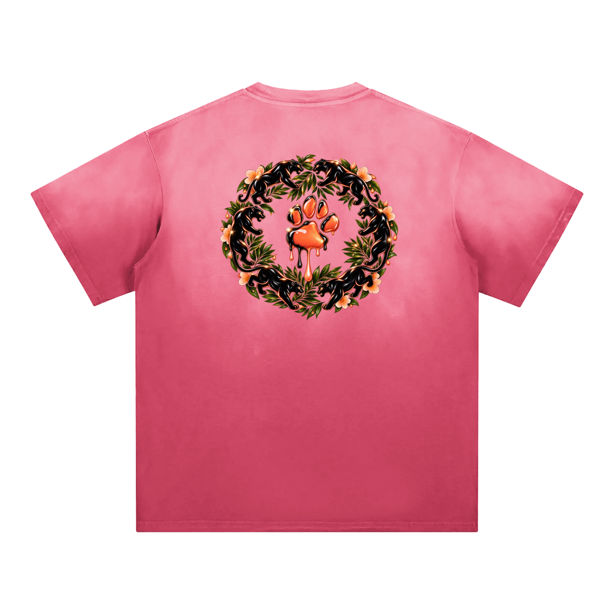 La Paw Inc. Georgia Peach Sunfade Edge Gradient T-Shirt