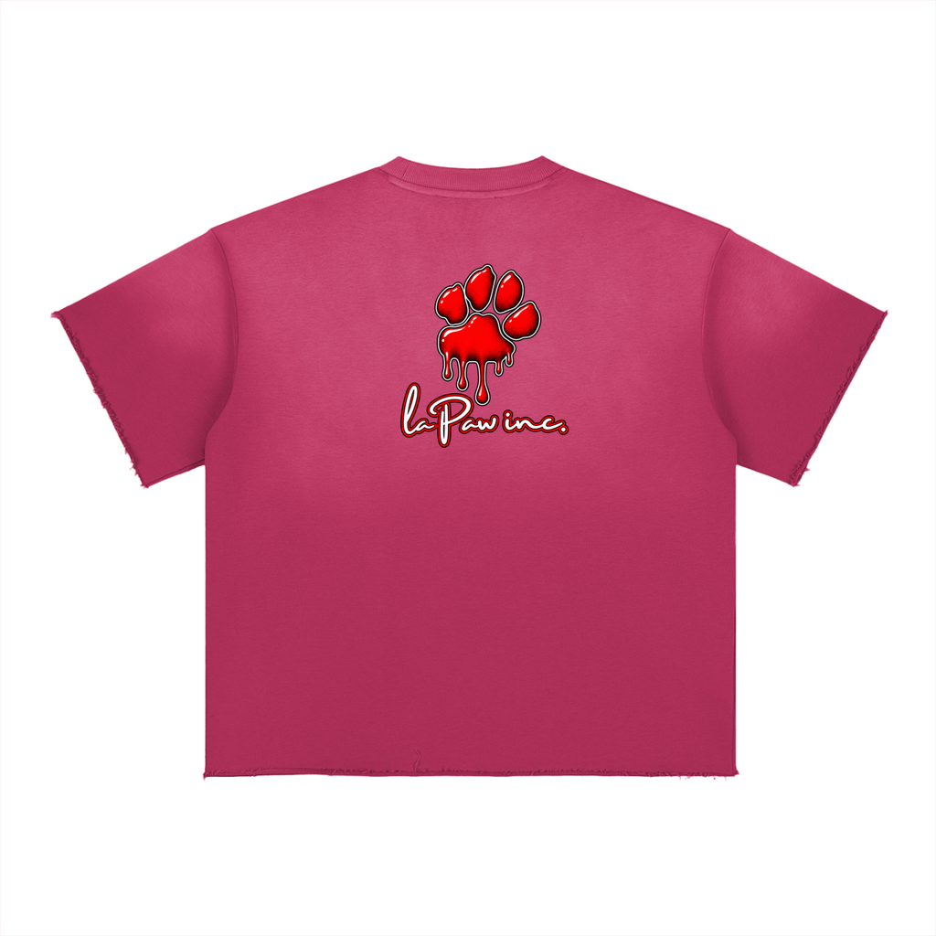 La Paw Inc. Sun Fade Raw Edge T-Shirt