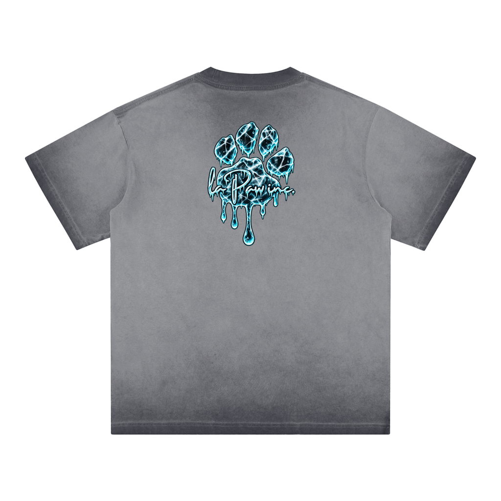 La Paw Inc. You're As Cold As Ice Reverse Dyed Loose Cotton T-Shirt