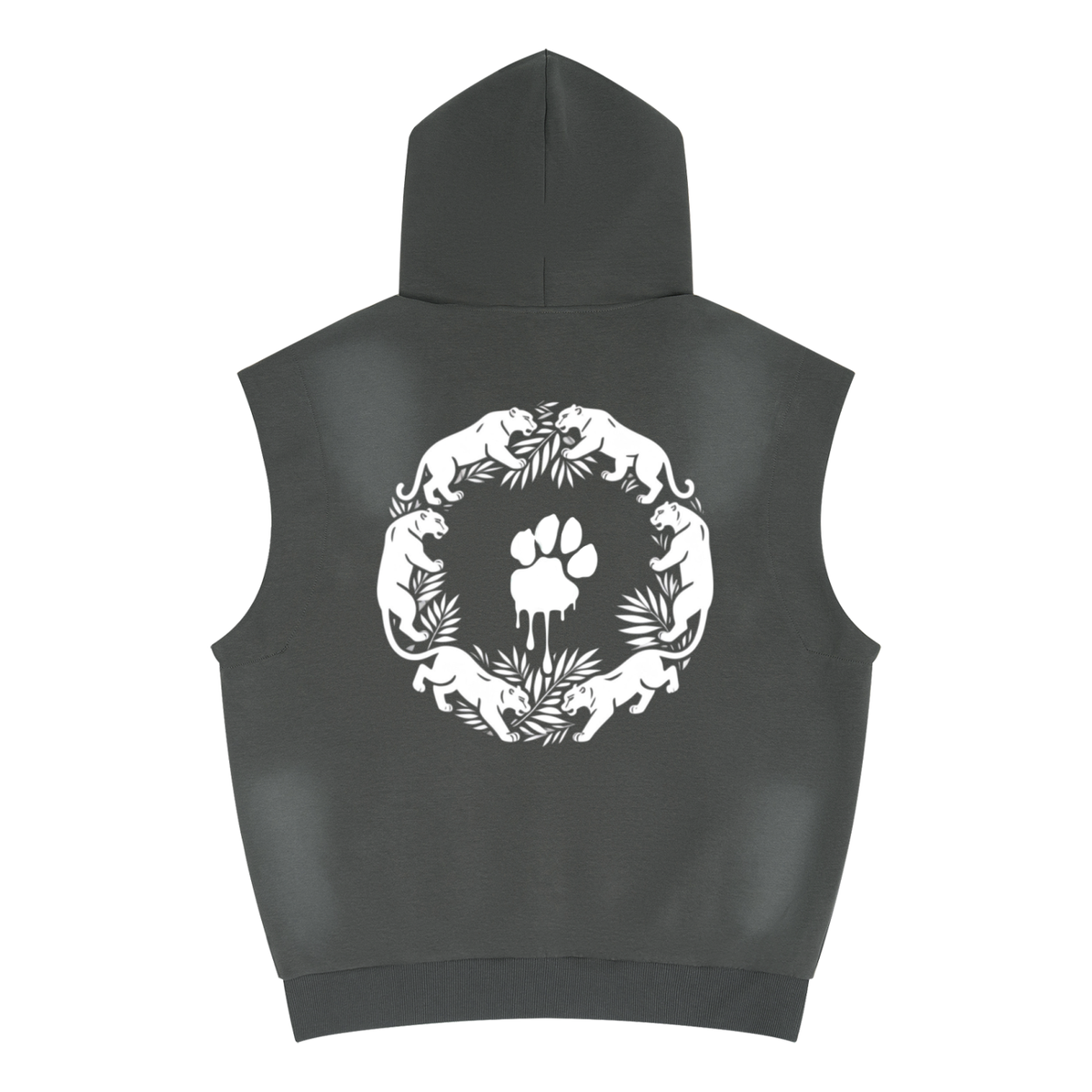 La Paw Inc. Signature Unisex Vintage Wash Sun Fade Sleeveless Hoodie