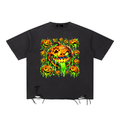 La Paw Inc. Pumpkin Snow Washed Raw-Hem T-Shirt