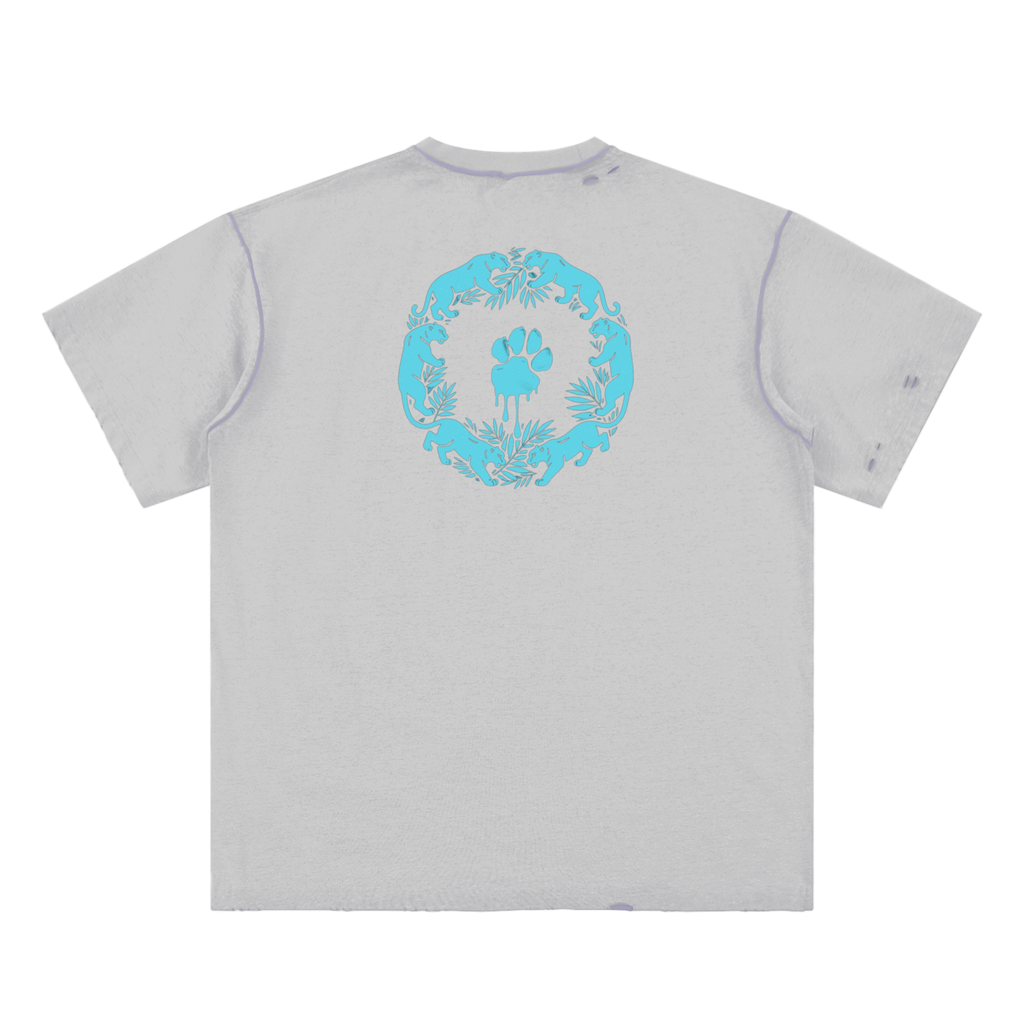 La Paw Inc. Hand-frayed Reversible T-shirt
