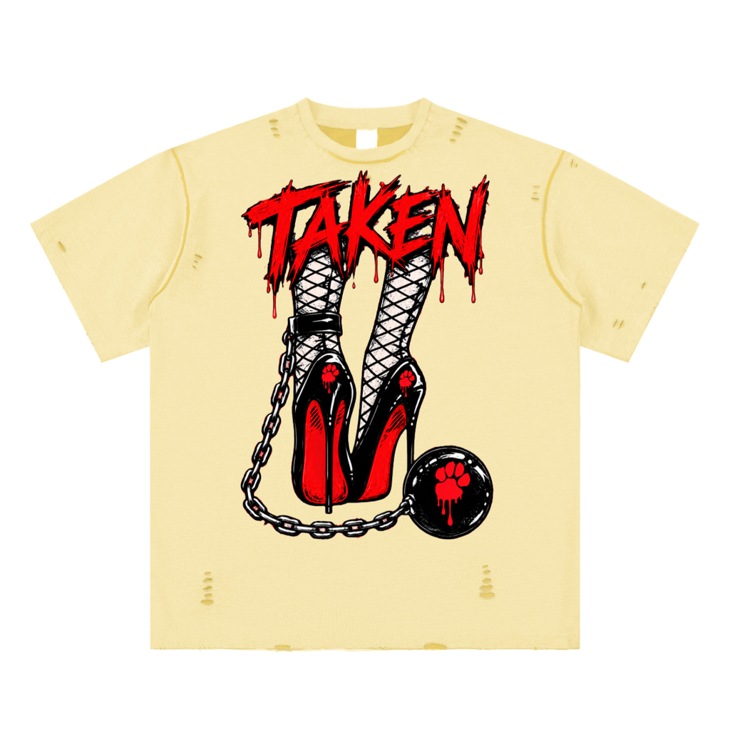 La Paw Inc. Hand-frayed Reversible T-shirt