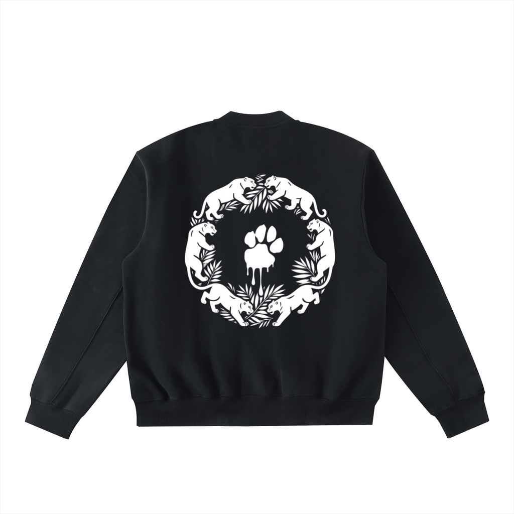 La Paw Inc. Essential Zip-Up Fleeced Varsity Jacket