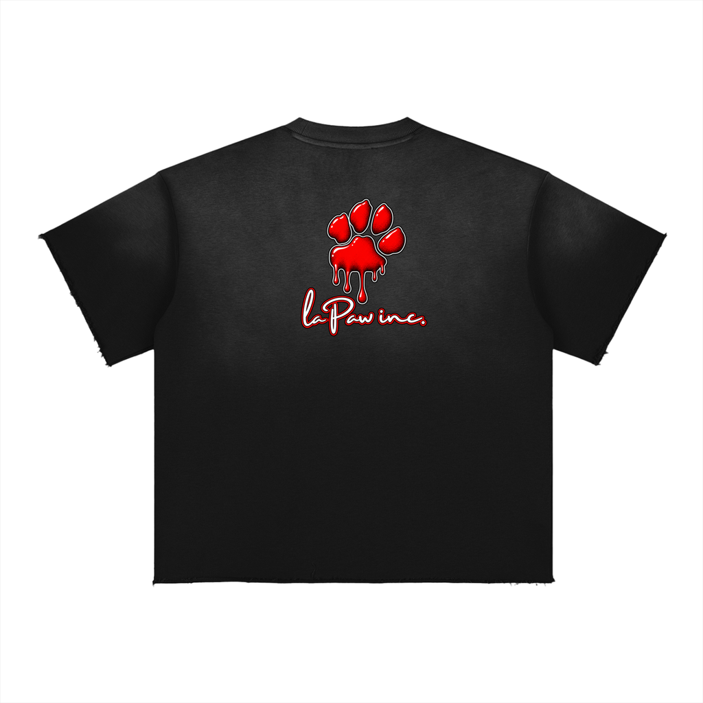 La Paw Inc. Sun Fade Raw Edge T-Shirt