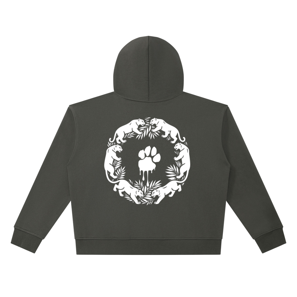 La Paw Inc. Signature Unisex Heavyweight Full Zip Boxy Hoodie
